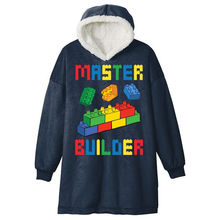 Brick Builder Funny Blocks Building Master Builder Toys Hooded Wearable Blanket