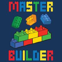 Brick Builder Funny Blocks Building Master Builder Toys Flat Bill Trucker Hat