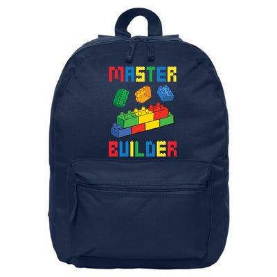 Brick Builder Funny Blocks Building Master Builder Toys 16 in Basic Backpack
