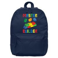 Brick Builder Funny Blocks Building Master Builder Toys 16 in Basic Backpack