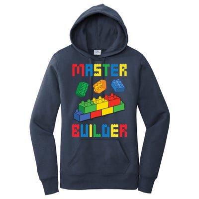 Brick Builder Funny Blocks Building Master Builder Toys Women's Pullover Hoodie