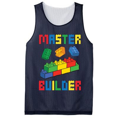 Brick Builder Funny Blocks Building Master Builder Toys Mesh Reversible Basketball Jersey Tank