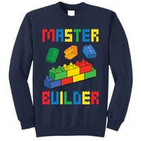 Brick Builder Funny Blocks Building Master Builder Toys Tall Sweatshirt
