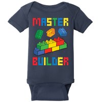 Brick Builder Funny Blocks Building Master Builder Toys Baby Bodysuit
