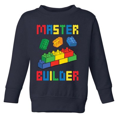 Brick Builder Funny Blocks Building Master Builder Toys Toddler Sweatshirt