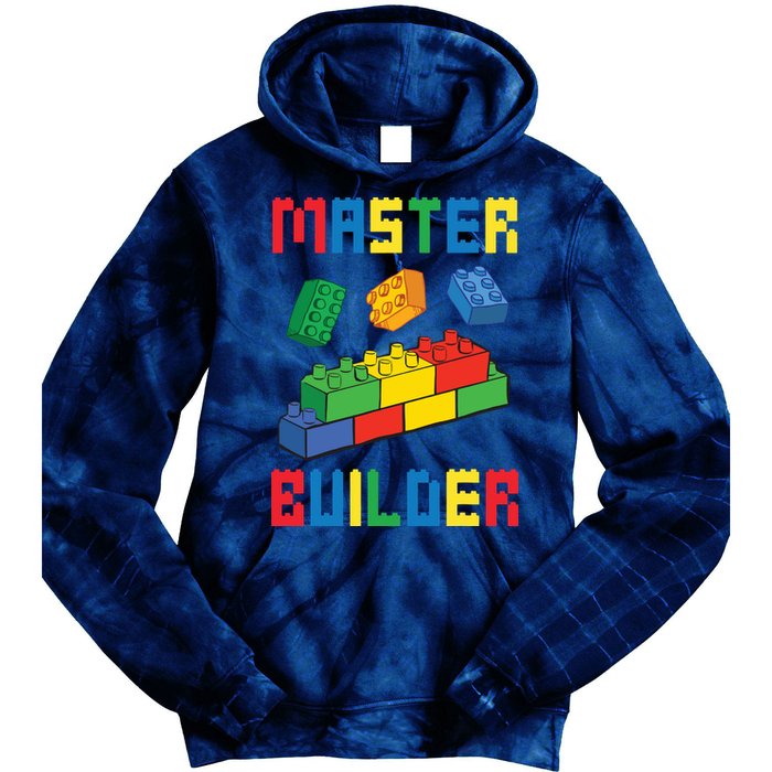 Brick Builder Funny Blocks Building Master Builder Toys Tie Dye Hoodie