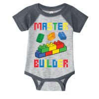 Brick Builder Funny Blocks Building Master Builder Toys Infant Baby Jersey Bodysuit