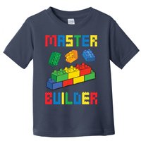 Brick Builder Funny Blocks Building Master Builder Toys Toddler T-Shirt
