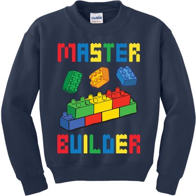 Brick Builder Funny Blocks Building Master Builder Toys Kids Sweatshirt