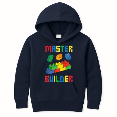 Brick Builder Funny Blocks Building Master Builder Toys Kids Hoodie