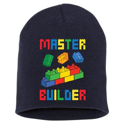 Brick Builder Funny Blocks Building Master Builder Toys Short Acrylic Beanie