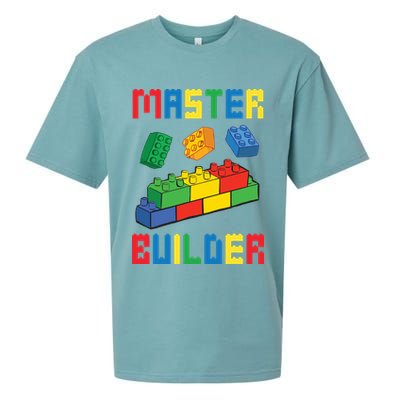 Brick Builder Funny Blocks Building Master Builder Toys Sueded Cloud Jersey T-Shirt