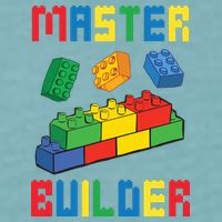 Brick Builder Funny Blocks Building Master Builder Toys Sueded Cloud Jersey T-Shirt