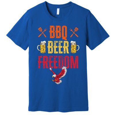 Bbq Beer Freedom Usa America 2020 Proud Patriot Gift Premium T-Shirt