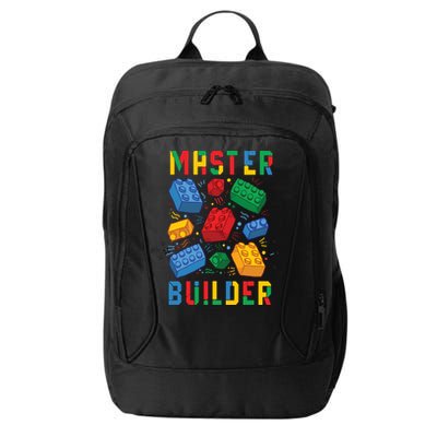 Brick Builder Funny Blocks Master Builder City Backpack