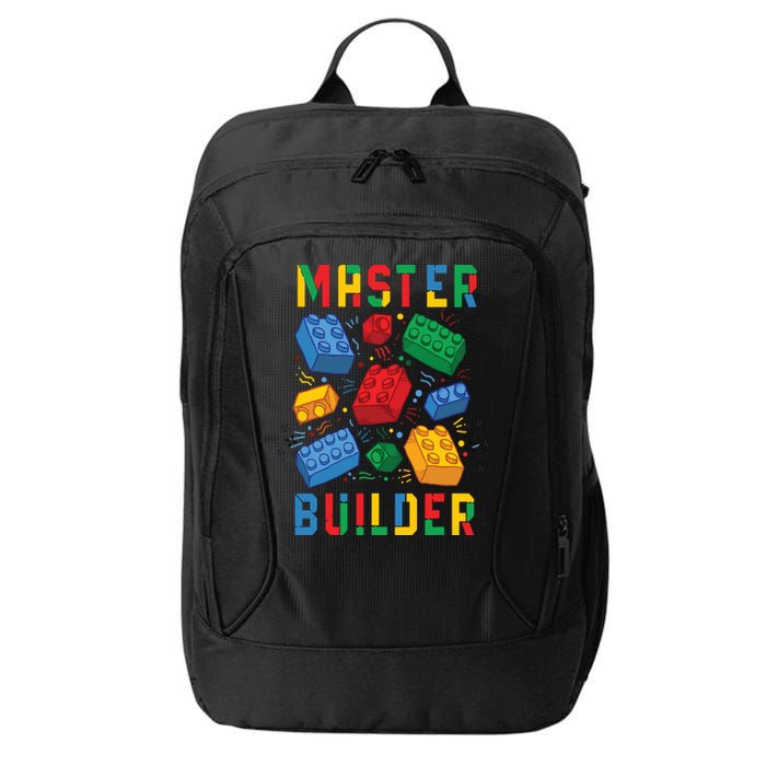 Brick Builder Funny Blocks Master Builder City Backpack