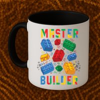Brick Builder Funny Blocks Master Builder Mug