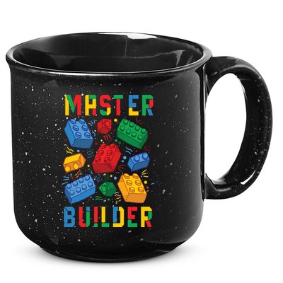 Brick Builder Funny Blocks Master Builder 15oz Campfire Ceramic Mug