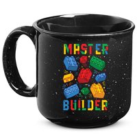Brick Builder Funny Blocks Master Builder 15oz Campfire Ceramic Mug