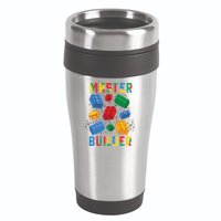 Brick Builder Funny Blocks Master Builder 16oz Travel Tumbler