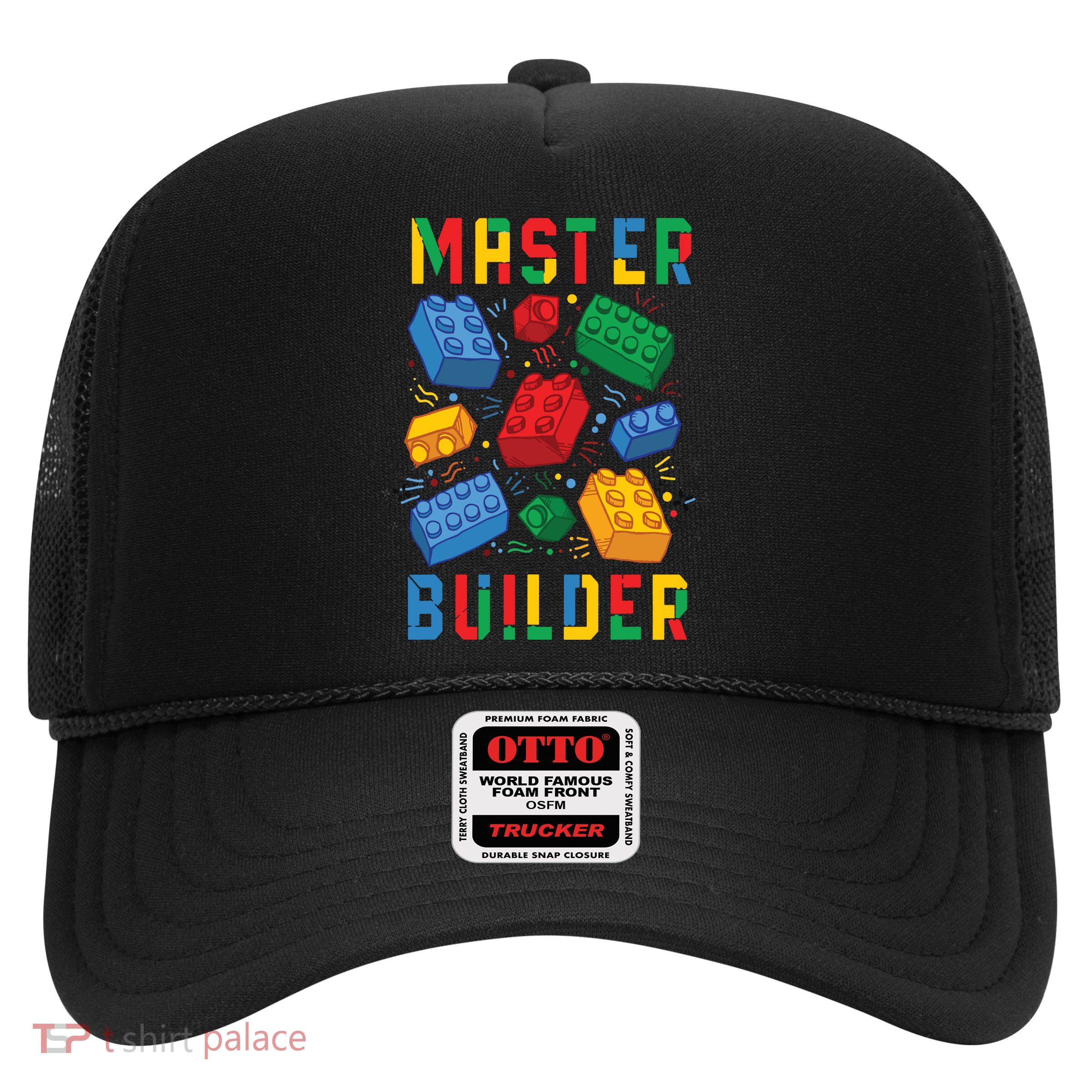 Brick Builder Funny Blocks Master Builder Trucker Hat