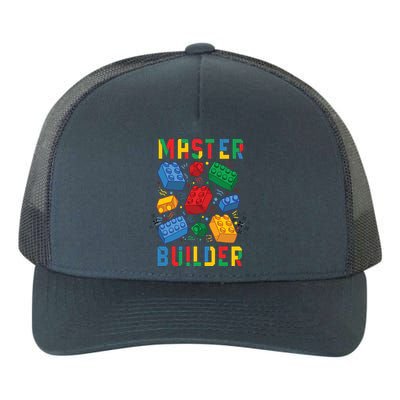Brick Builder Funny Blocks Master Builder Yupoong Adult 5-Panel Trucker Hat