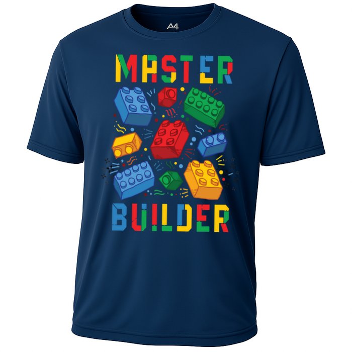 Brick Builder Funny Blocks Master Builder Performance Shirt
