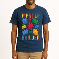 Brick Builder Funny Blocks Master Builder Tall T-Shirt