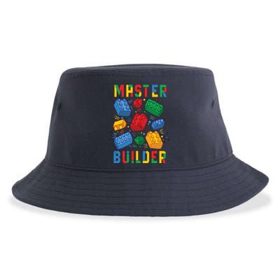 Brick Builder Funny Blocks Master Builder Sustainable Bucket Hat