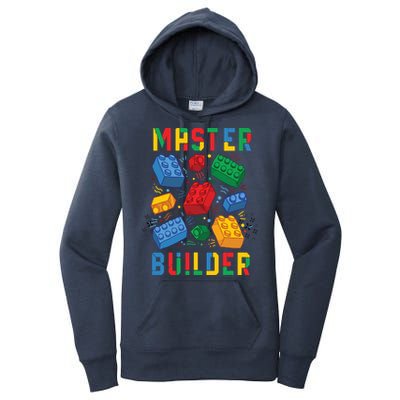 Brick Builder Funny Blocks Master Builder Women's Pullover Hoodie