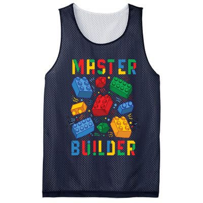 Brick Builder Funny Blocks Master Builder Mesh Reversible Basketball Jersey Tank