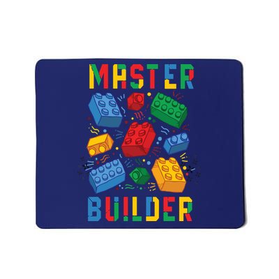 Brick Builder Funny Blocks Master Builder Mousepad