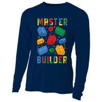 Brick Builder Funny Blocks Master Builder Cooling Performance Long Sleeve Crew