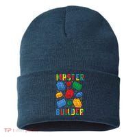 Brick Builder Funny Blocks Master Builder Sustainable Knit Beanie