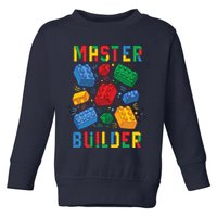 Brick Builder Funny Blocks Master Builder Toddler Sweatshirt