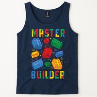 Brick Builder Funny Blocks Master Builder Tank Top