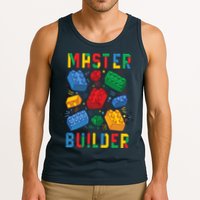 Brick Builder Funny Blocks Master Builder Tank Top