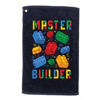 Brick Builder Funny Blocks Master Builder Golf Towel