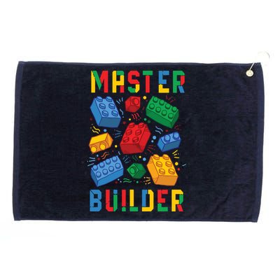 Brick Builder Funny Blocks Master Builder Grommeted Golf Towel