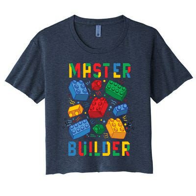 Brick Builder Funny Blocks Master Builder Crop Top
