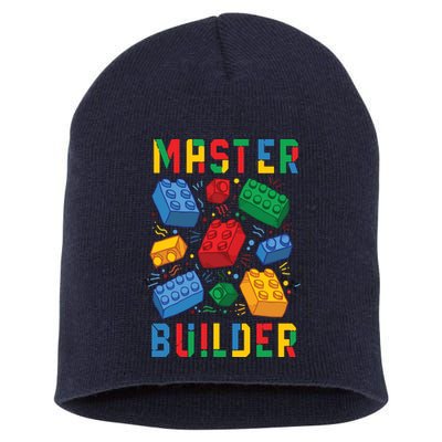 Brick Builder Funny Blocks Master Builder Short Acrylic Beanie