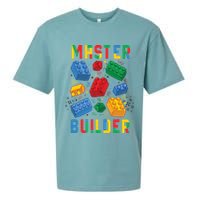 Brick Builder Funny Blocks Master Builder Sueded Cloud Jersey T-Shirt