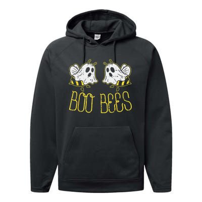 Boo Bees Funny Couples Halloween Costume For Adult Her Performance Fleece Hoodie