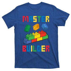 Brick Builder Funny Blocks Building Master Builder Toys Cute Gift T-Shirt