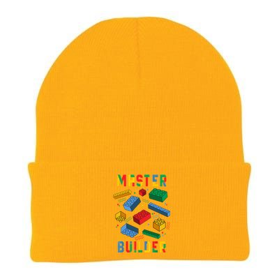 Brick Builder Funny Blocks Building Master Builder Toys Gift Knit Cap Winter Beanie