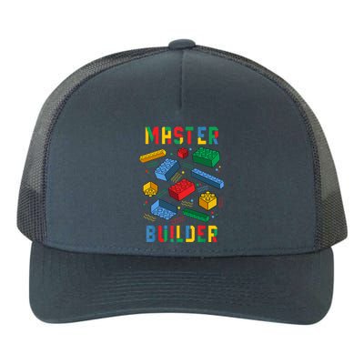 Brick Builder Funny Blocks Building Master Builder Toys Gift Yupoong Adult 5-Panel Trucker Hat