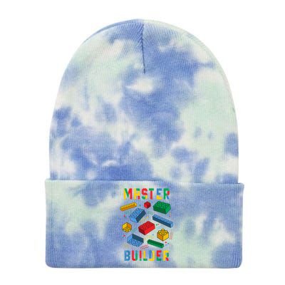 Brick Builder Funny Blocks Building Master Builder Toys Gift Tie Dye 12in Knit Beanie