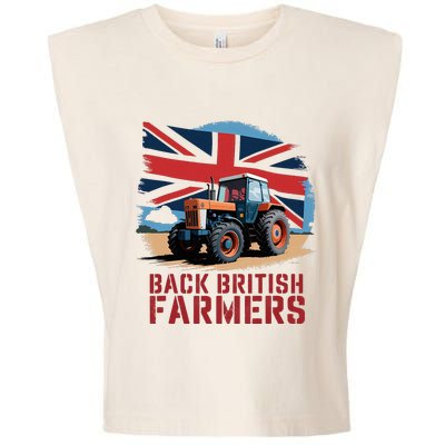 Back British Farmers Uk Farmers Protest Garment-Dyed Women's Muscle Tee