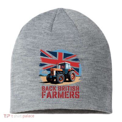 Back British Farmers Uk Farmers Protest Sustainable Beanie