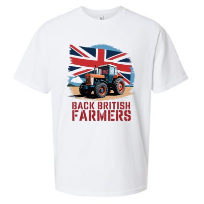 Back British Farmers Uk Farmers Protest Sueded Cloud Jersey T-Shirt